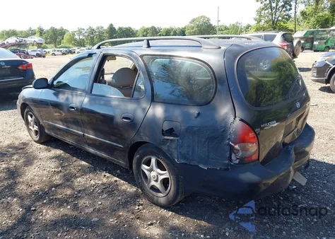 1999 Hyundai Elantra Gl из США, поврежденный, VIN KMHJW25F9XU146178